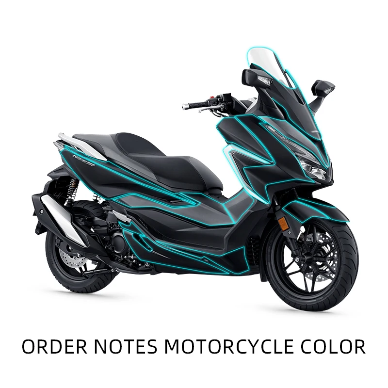 Suitable for Honda Forza NSS350 Thailand Fit Transparent Car Wrap Self-Healing Anti-UV Bubble-Free Tool-Free Install Mod Parts