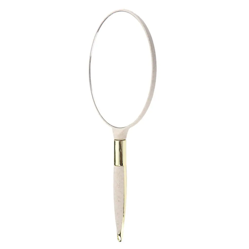 Portable Plastic Hand Mirror for Vanity Makeup Home Salon Travel