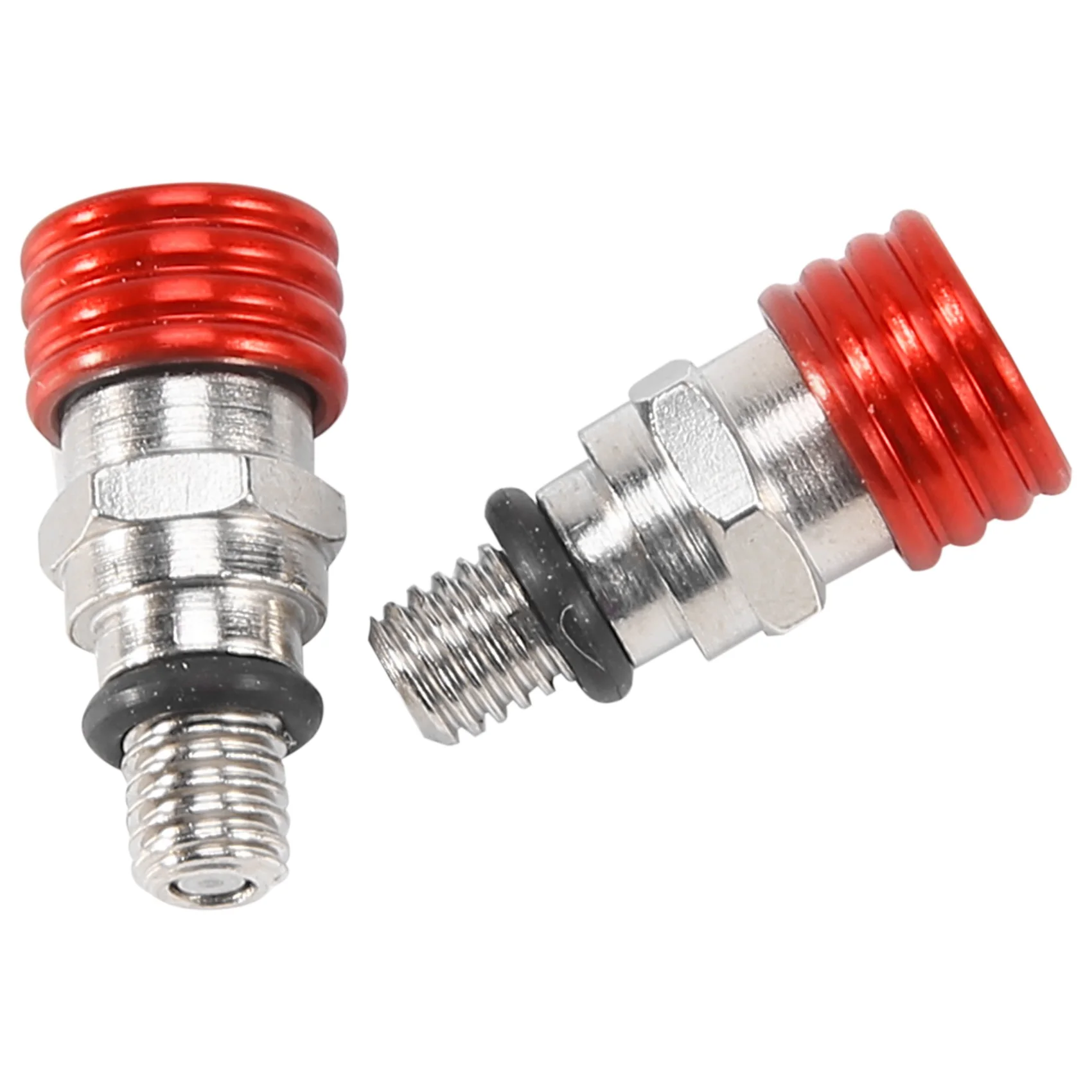 Motocross M5X0.8Cm Fork Air Bleeder Relief Valve for Honda Kawasaki Yamaha Suzuki YZ85 YZ125 YZ250 YZ450F 250RX Red