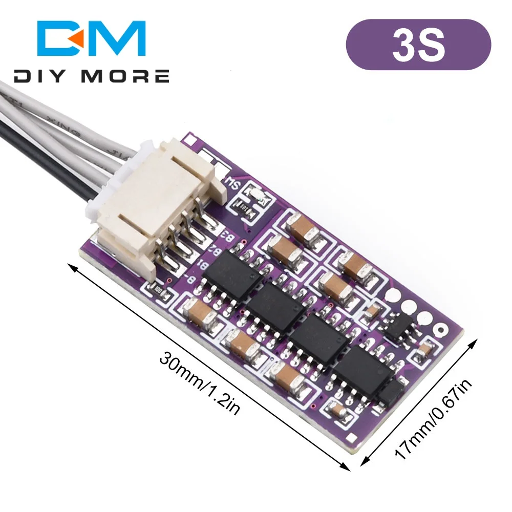 3S 4S 5S 6S 8S 14S 17S 21S 1.5A Balance Li-ion Lifepo4 Lithium Battery Active Equalizer Balancer Energy Transfer BMS