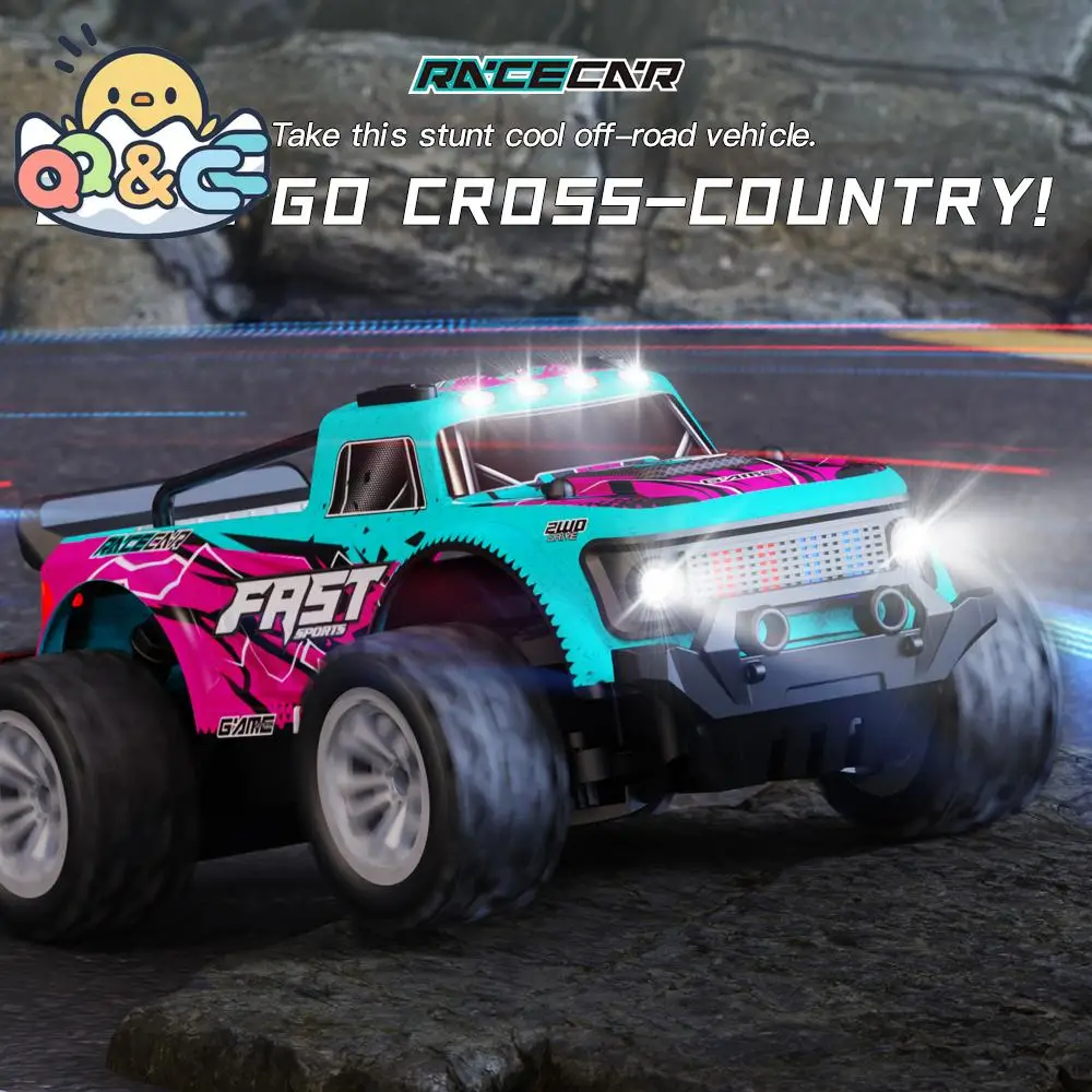 Samochód RC 1/20 Szybki Terenowy Pojazd Elektryczny Zdalnie Sterowany Driftowany Radiowo Sterowany Model Zabawka dla Dzieci Prezent
