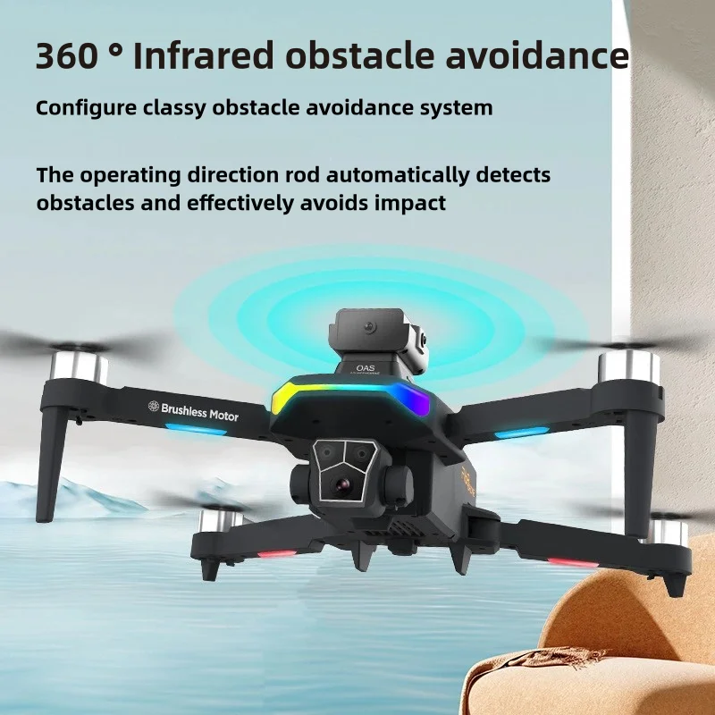 A168 Professional Aerial Photograph Camera 8k HD Drone UAV Camera Optical Flow Triple Camera Aerial Quadcopter