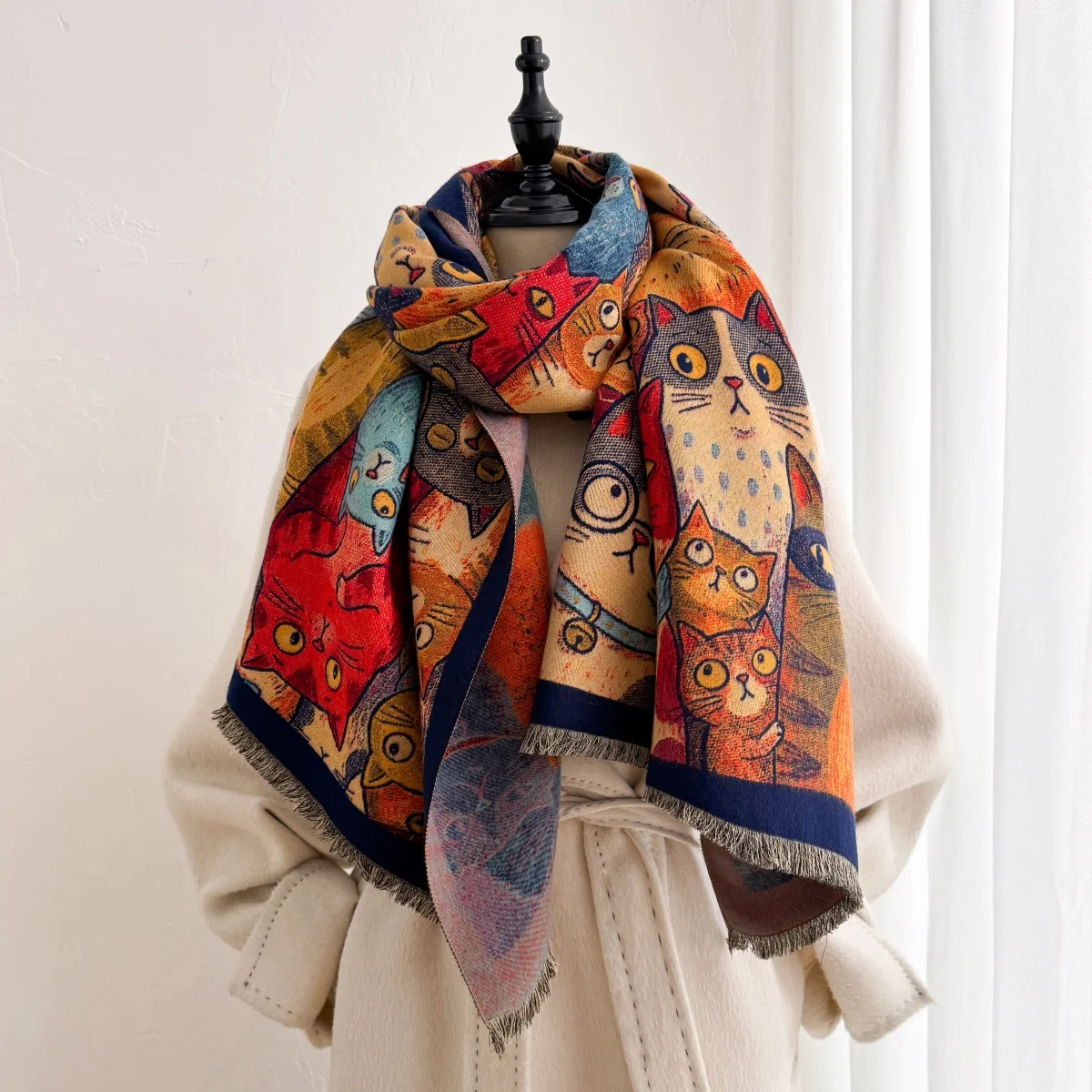 Luxury Scarf Female Hijab Pashmina Wrap Shawl Bandana Cashmere Exquisite Accessory For Weekend Outing Visiting Guests