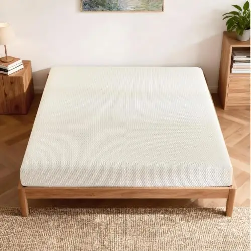 Full White 6 Inch Gel Foam, Flat Cooling Surface, Suitable for Platform Beds