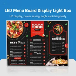 A3 A4 Ultra Slim Light Box LED Menu Board Advertising Light Boxes Wall Display Led Backlit Light Boxes Advertising Movie Poster