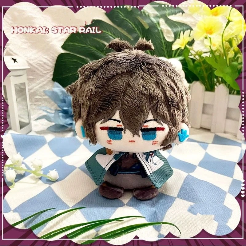 10cm Kawaii honkai: รถไฟดาว Kafka Dan heng Jing Yuan Bailu Yanqing Herta ตุ๊กตายัดไส้ plushie ของขวัญวันแดดพวงกุญแจ