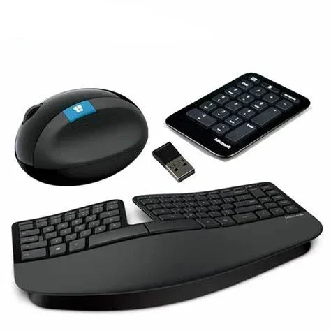 Microsoft Sculpt Ergonomic ergonomic desktop wireless keyboard and mouse set steamed bread set