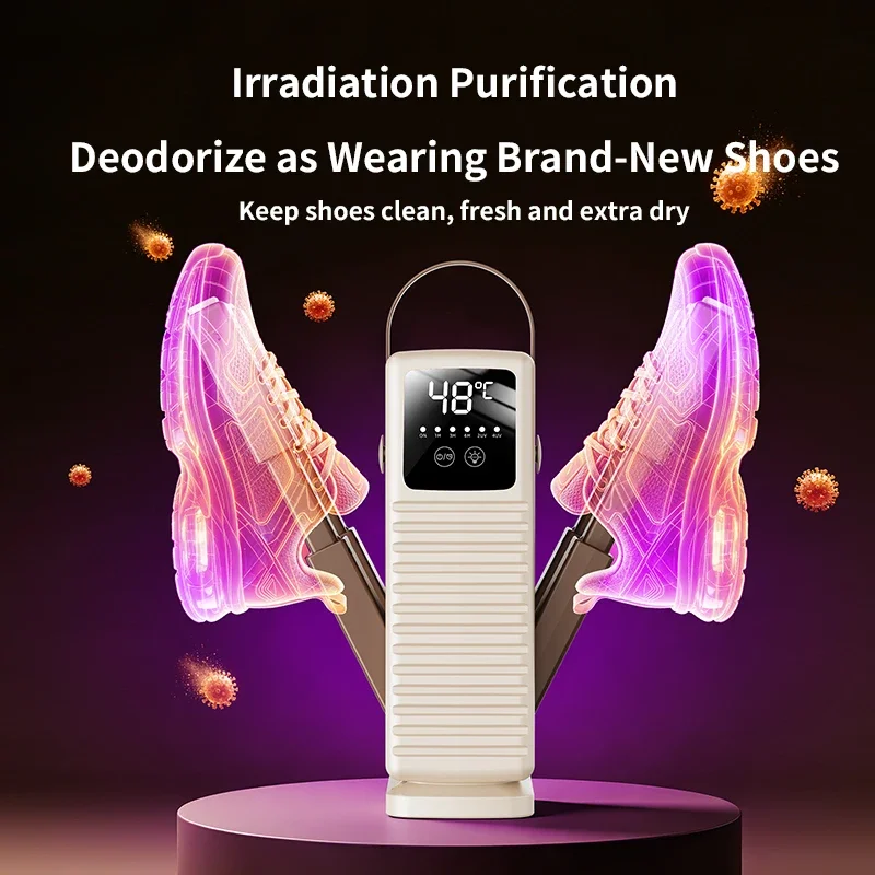 Lenovo 4-Arm Foldable Shoe Dryer Sterilization and Deodorization Intelligent Constant Temperature Timed Quick-Dry Shoe Machine
