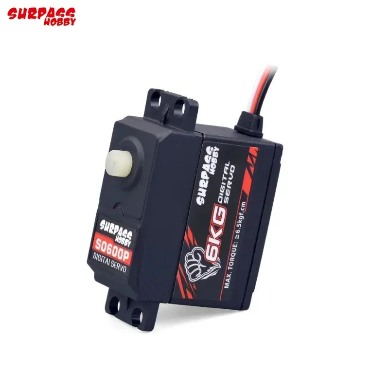 SURPASS Hobby S0600P Plastic Gear 6KG Digital Servo for RC 1/10 1/12 1/14 High-Speed RC Car Aircraft RC Boat Smart Robot
