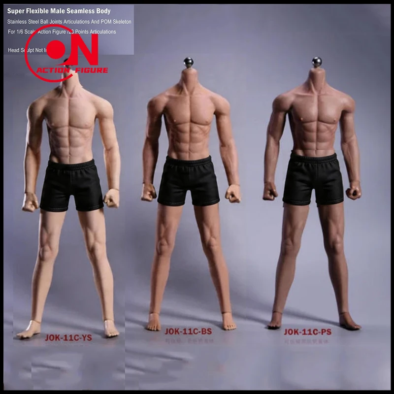 

JIAOU DOLL 1/6 JOK-11C супер гибкий бесшовный мужской корпус с металлическим скелетом 12 дюймов фигурку игрушки