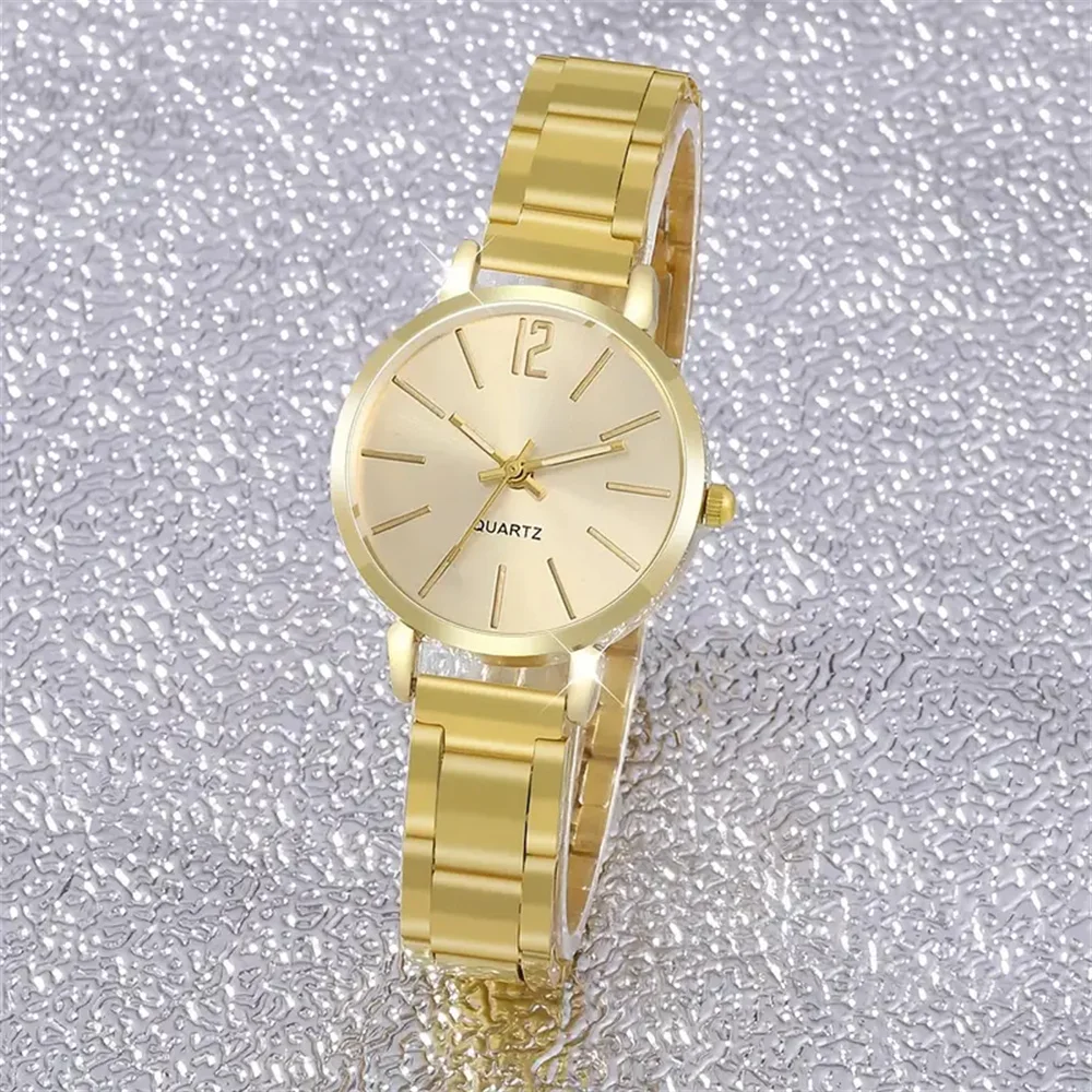 4 pieces of fashionable business casual perfect classic luxury couple teenagers style quartz watch minimalist bracelet suit best