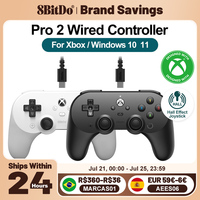 8BitDo Pro 2 Xbox Controller Wired Gamepads PC for Xbox Series X S Xbox One Windows 10 11 Hall Effect Joysticks and Triggers