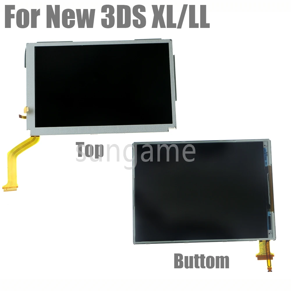 

5pcs Top LCD Screen for New 3DS XL/LL Upper/Bottom LCD Screen Display