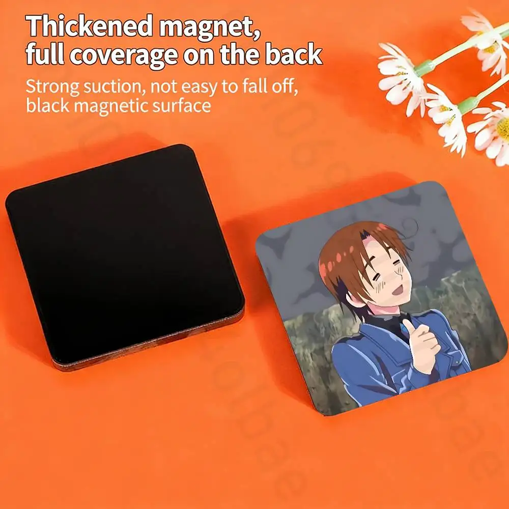 Anime H-Hetalia World Stars Fridge Magnet Personalized Magnetic Durable Plastic Square Picture Surface Fridge Magnets