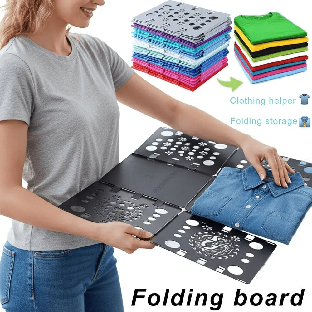 Folding Clothes Rack, Quickly Stores And Organizes Clothes. Made Of Durable Plastic Material, Featuring Colorful Geometric Patt