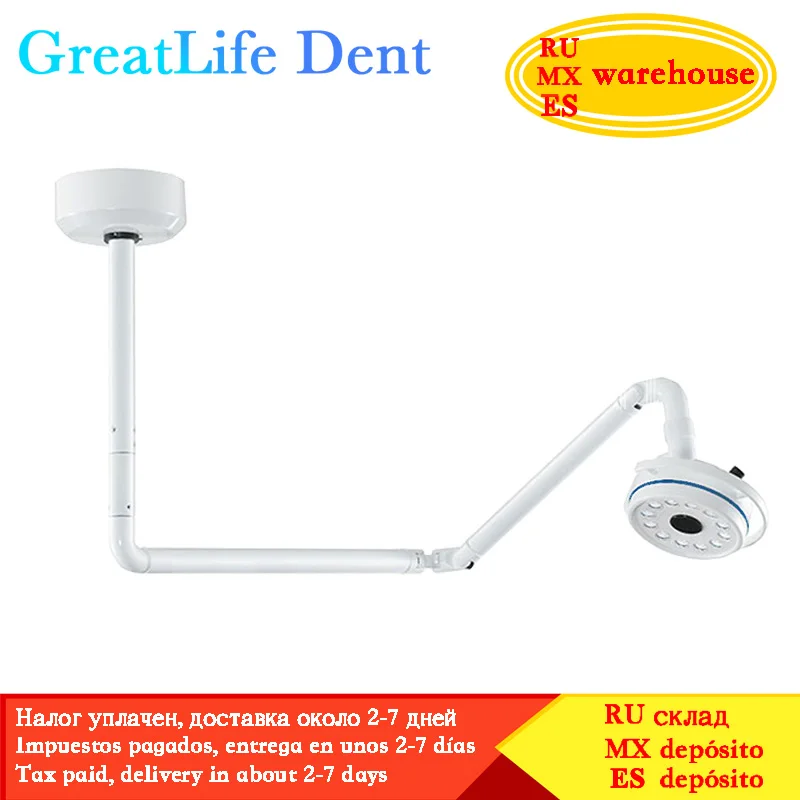 

GreatLife Dent 36w 12 Bulbs Pet Surgery Dental Super Brightness Ceiling Surgical Exam Shadowless Lamp Led Light (90V-240V)