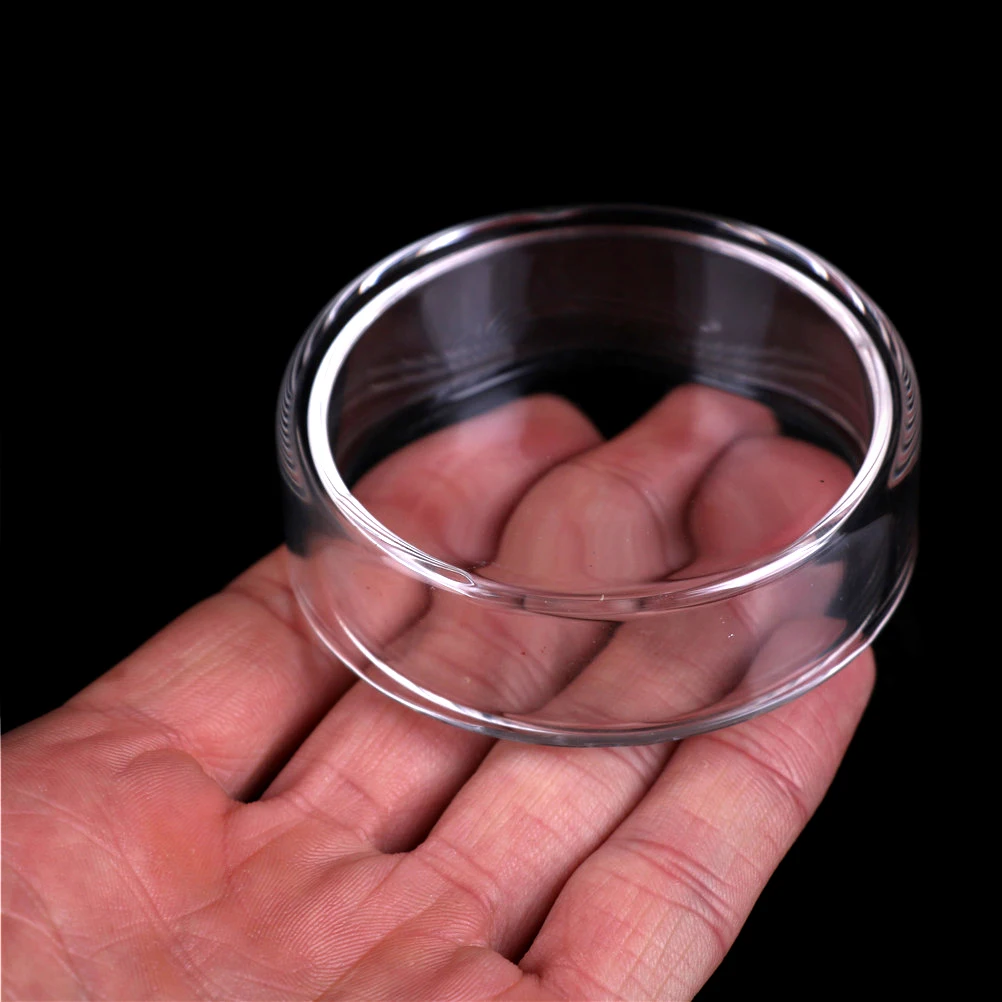 Juego de platos de Petri bacterianos de vidrio de borosilicato alto de 60mm con cubierta, plato de cultivo bioquímico, vajilla para cultivo de tejidos, 1 Juego