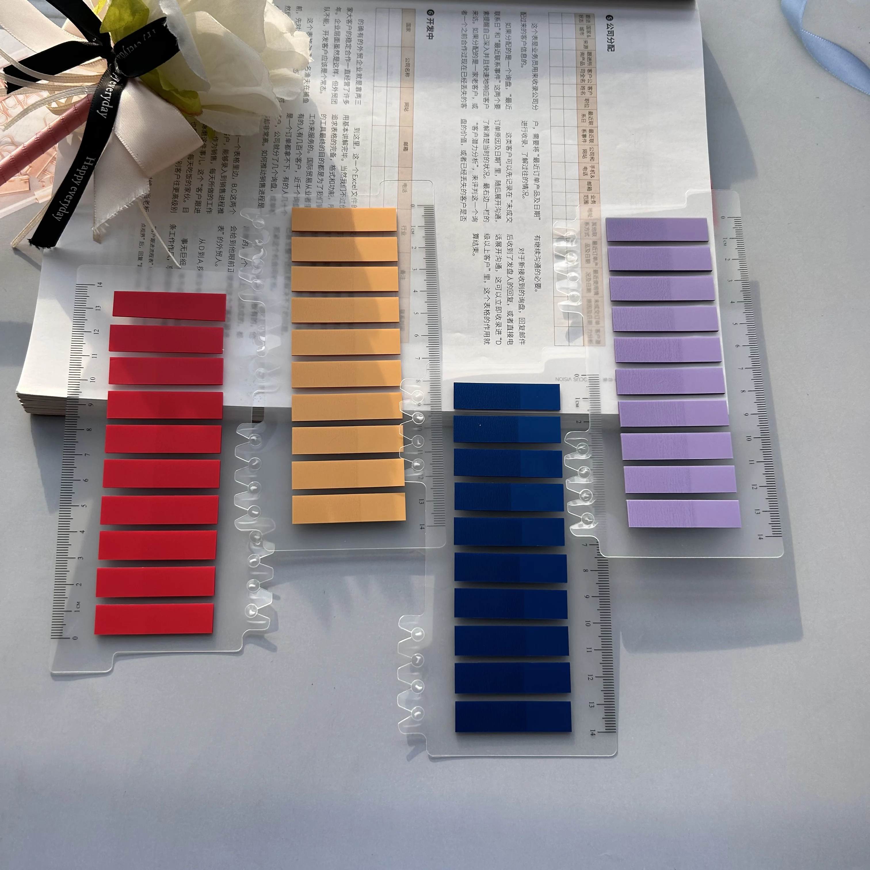 200-800pcs Sticky Note Transparent Sticky Note Index Tabs Arrow Flags Sticky Note for Page Marker Planner Stickers Office School