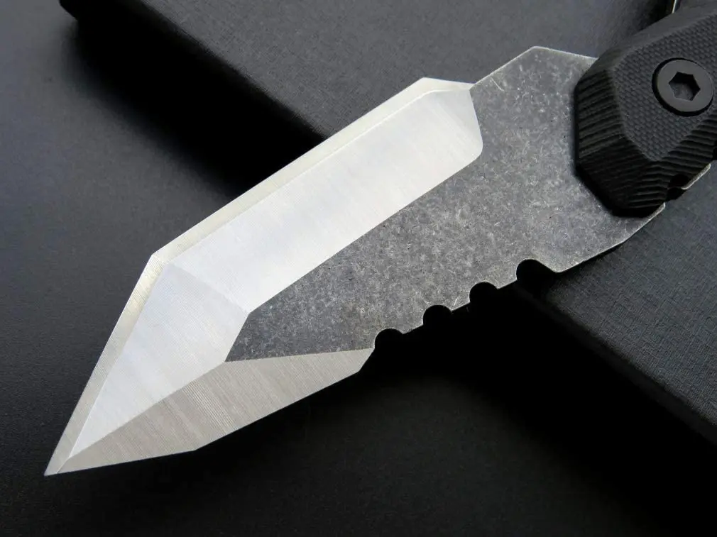 Eafengrow-cuchillo de hoja fija EF98, hoja 440C + mango G10, herramienta EDC para exteriores, cuchillo de supervivencia, trabajo, Camping, caza, cuchillo recto