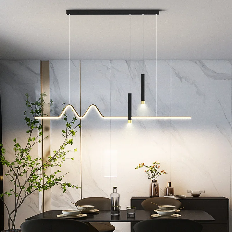 

Restaurant chandelier modern luxury lighting Nordic creative dining table pendant light living room bar decoration LED lights