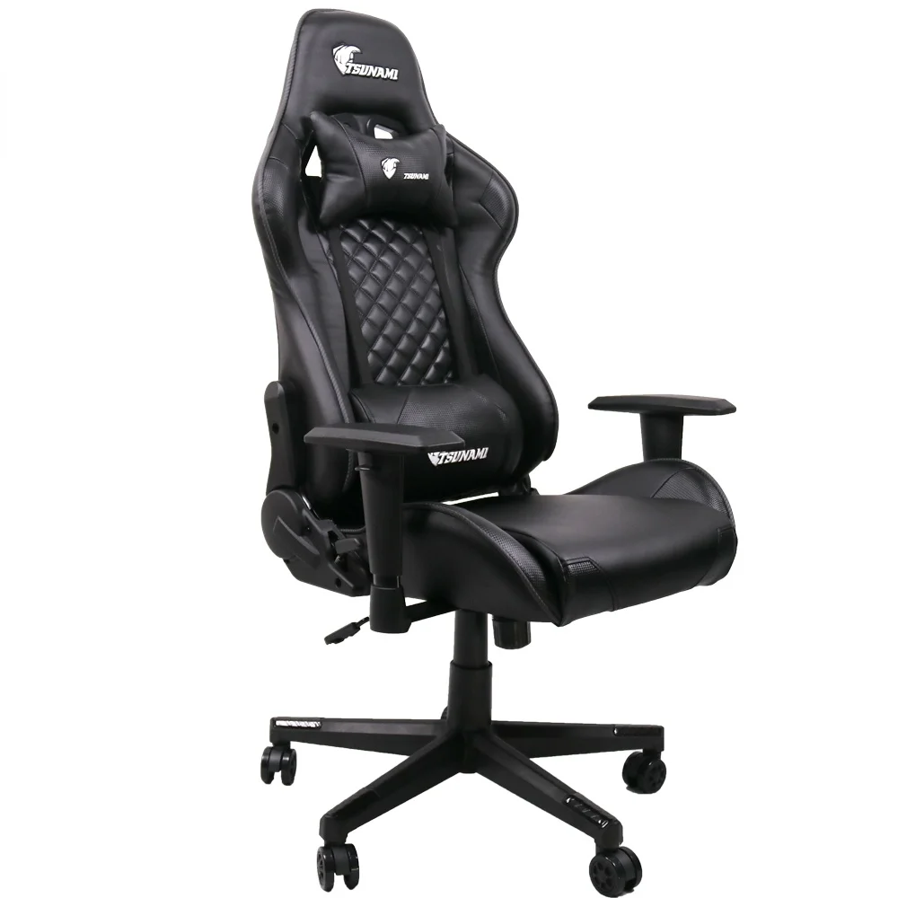 Gaming ergonomic silk for office, high-back racing seat with reactive reposapiae, 90-180 degrees thick backup adjustment