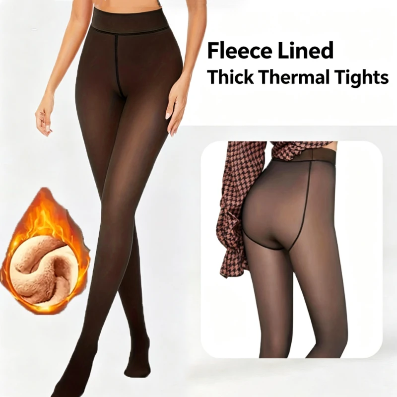 Two Classic Colors Combined Leggings Package High Elasticity Tights Women Winter Seamless Pants Basic Thicknesses Pantyhose
