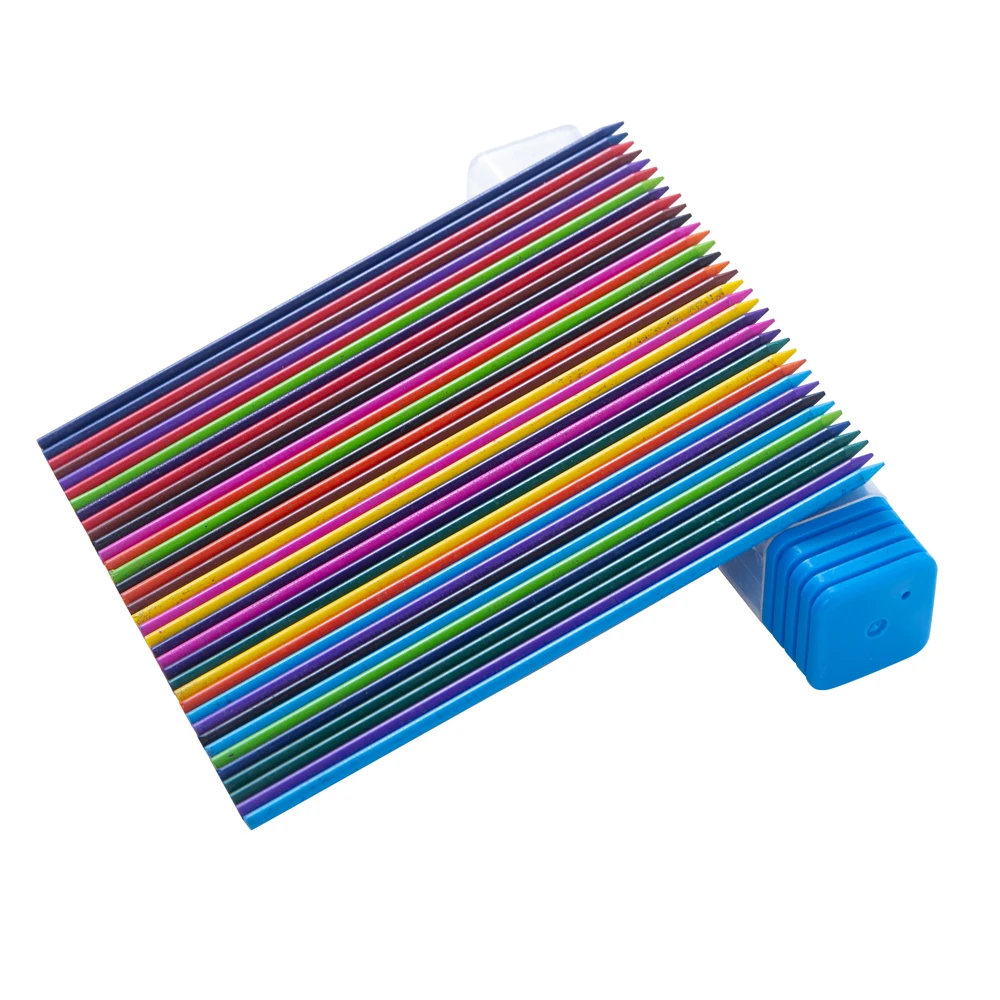 37-teiliges 2,0-mm-Metall-Druckbleistift-Set mit Minen für Kunstzeichnungen, automatische Zeichnungen, spezieller Bleistift für Studenten, Büro und Schule – Detail 10