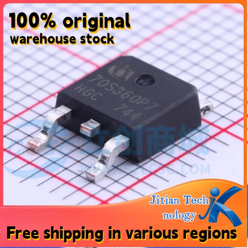 10PCS IPD70R360P7S logo 70S360P7 TO-252 100% original inventory High-Quality Electronic Component