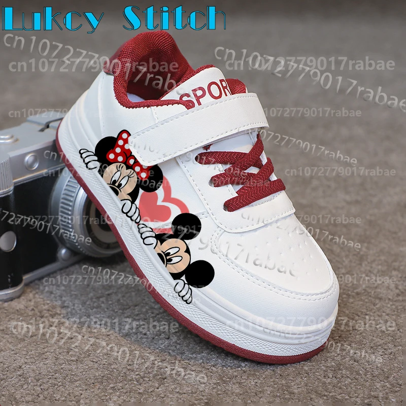 

Mickey Minnie Mouse Baby Sports Walking Shoes Baby Boy Girl Slip Resistant Breathable New Model Color Scheme Sneakers Gift