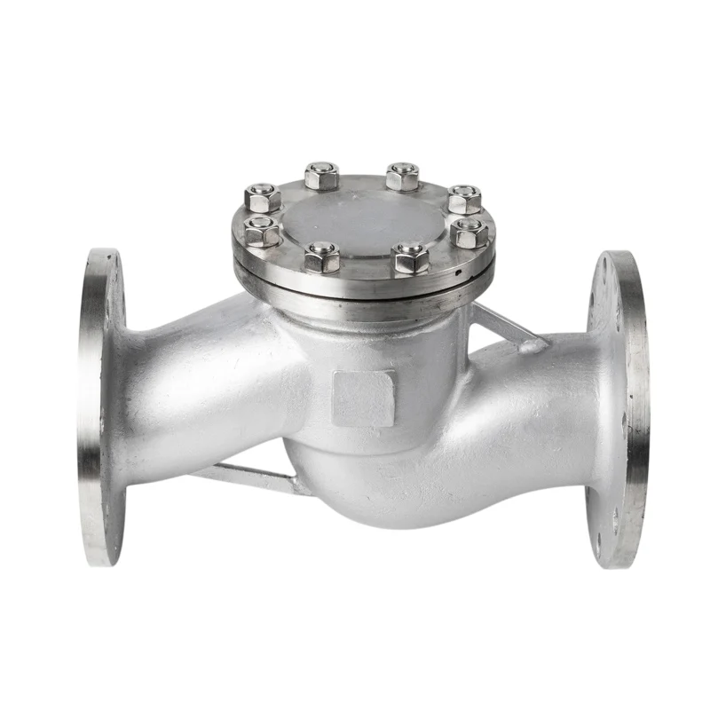304 Stainless Steel 1/2 Inch Lift Check Valve H41W-16P Horizontal Flange Connection One-Way Water Check Valve