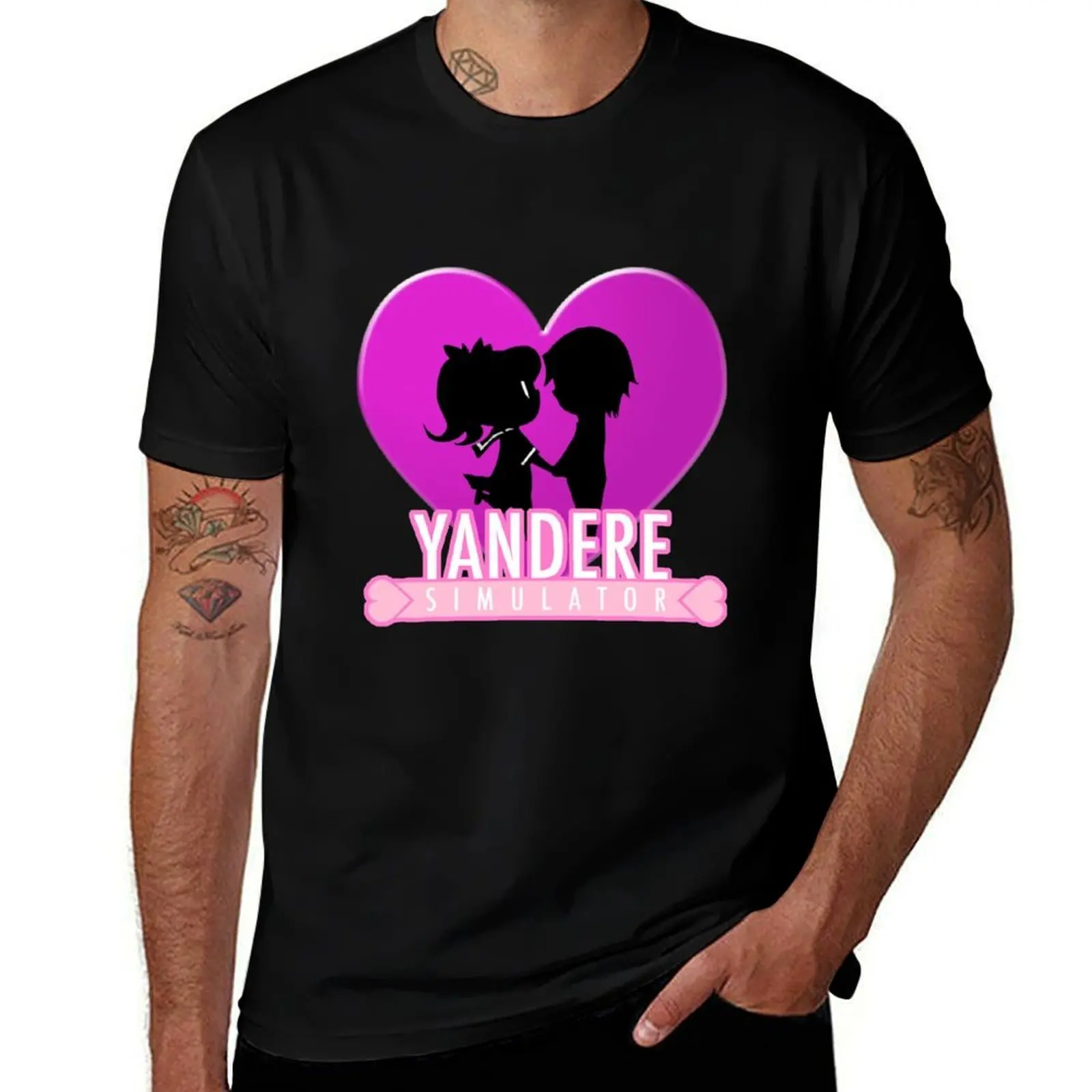 Yandere Simulator - Yandere Love Print T-Shirt Essential Solid Color T-Shirt