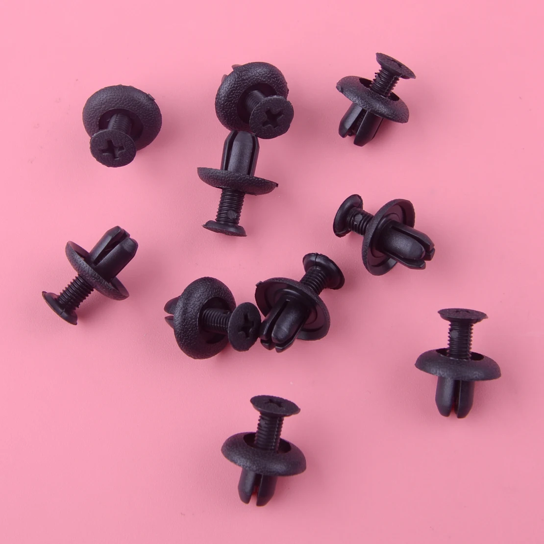 10pcs Front Rear Bumper Push-Type Clip Retainer Fit For Pajero Mini Tredia Lancer Evo VIII IX Mitsubishi MB253964