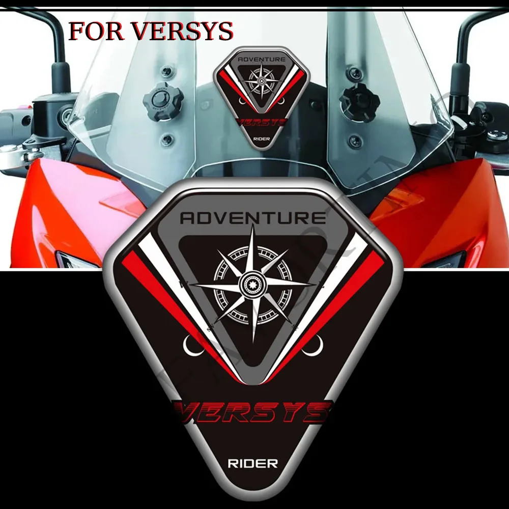 Stickers Decals Protector For Kawasaki VERSYS 300-X 400 650 1000 VERSYS-X 250 Trunk Luggage Cases Tank Pad Gas Fuel Oil Kit Knee