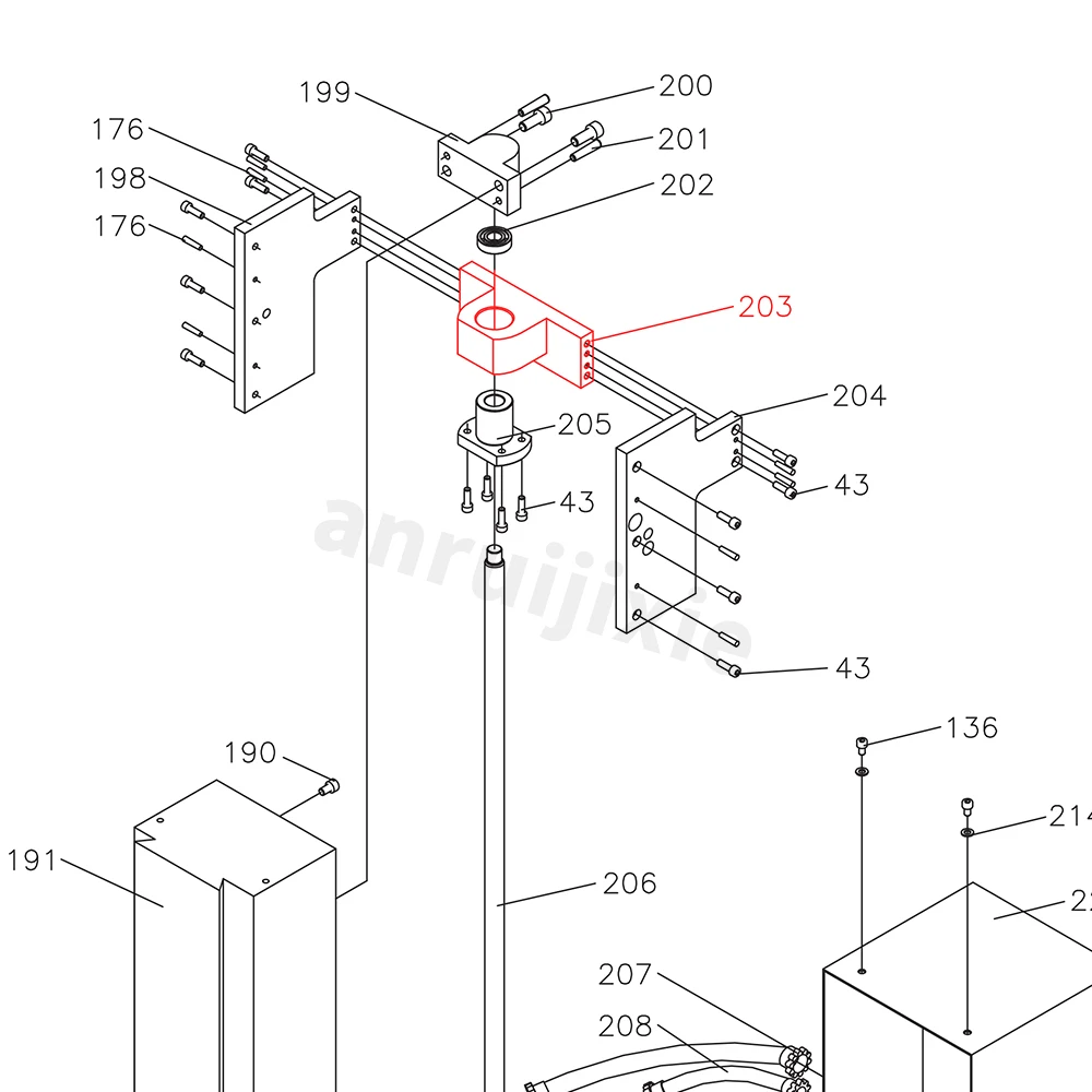 Vertical leadscrew Nut Support for SIEG SX3-203&X3&JET JMD-3&BusyBee CX611&Grizzly Mini Drill Spraes part G0619&G0463