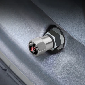 Car wheel tire valve lids with logo, stem case, auto styling, volkswagen, vw, r-lline, gti, upi, golf, passat, jetta, touran, caddy, 4pcs 9 Main Sales VW Passat Chapel - №1