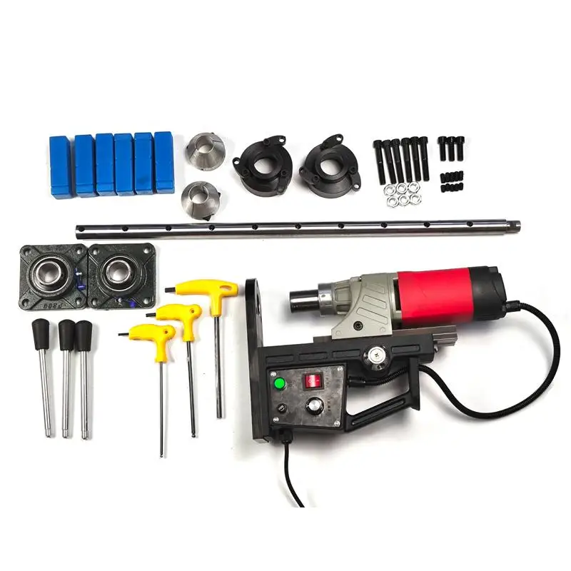 Small Manual Portable Boring Machine, On‑site Shaft Hole Repair Tool for Micro Excavator