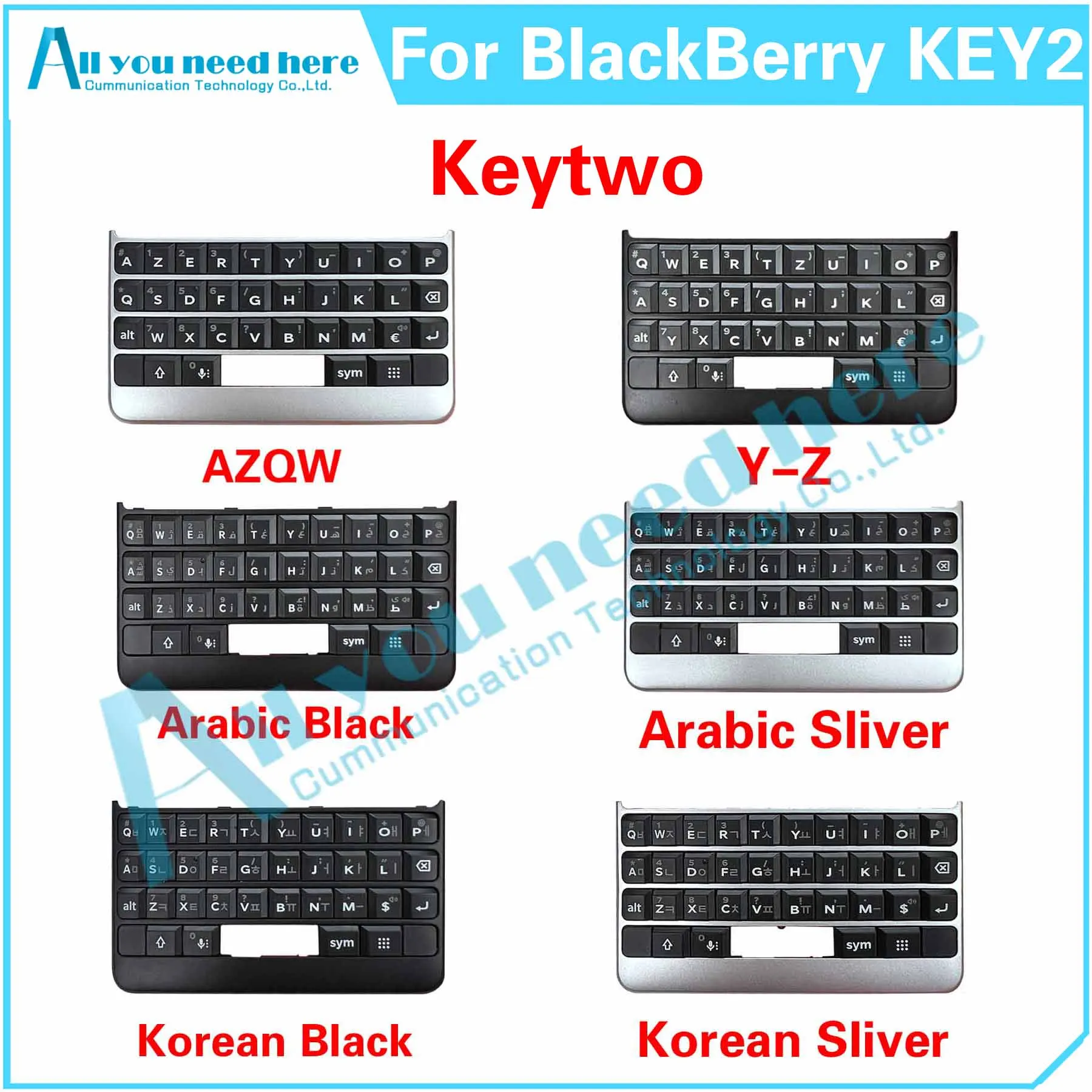 

For BlackBerry Keytwo KEY2 BBF100-6 BBF100-1 BBF100-2 BBF100-4 Keyboard Button Keypad Repair Parts Replacement