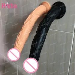 high quality 35*5CM Big Dildo with Suction Cup Super Soft Silicone Horse Dildo Sex Toys for Women Adult Huge Penis Sex Products