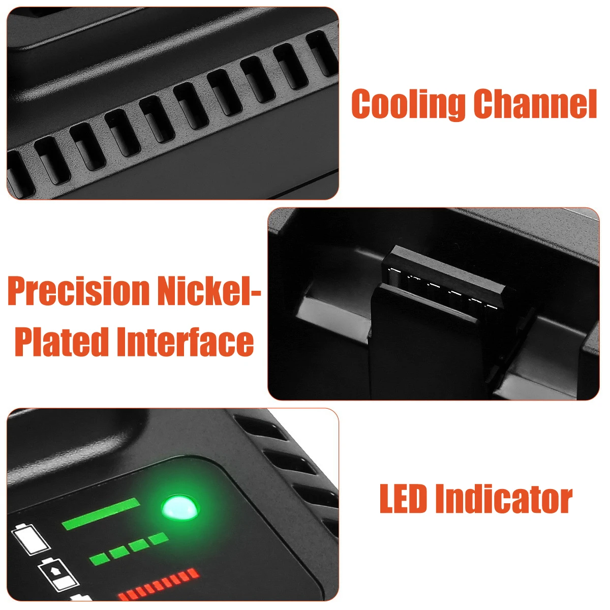 LCS36 LCS40 Fast Charger for Black & Decker 40V Battery LBX2040 LBXR36 LBXR2036 LST540 LCS1240 LBX1540 LST136