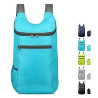 Men Women Waterproof Folding Backpack Ultralight Foldable Packable Backpack 15L Camping Backpack for Hiking Cycling