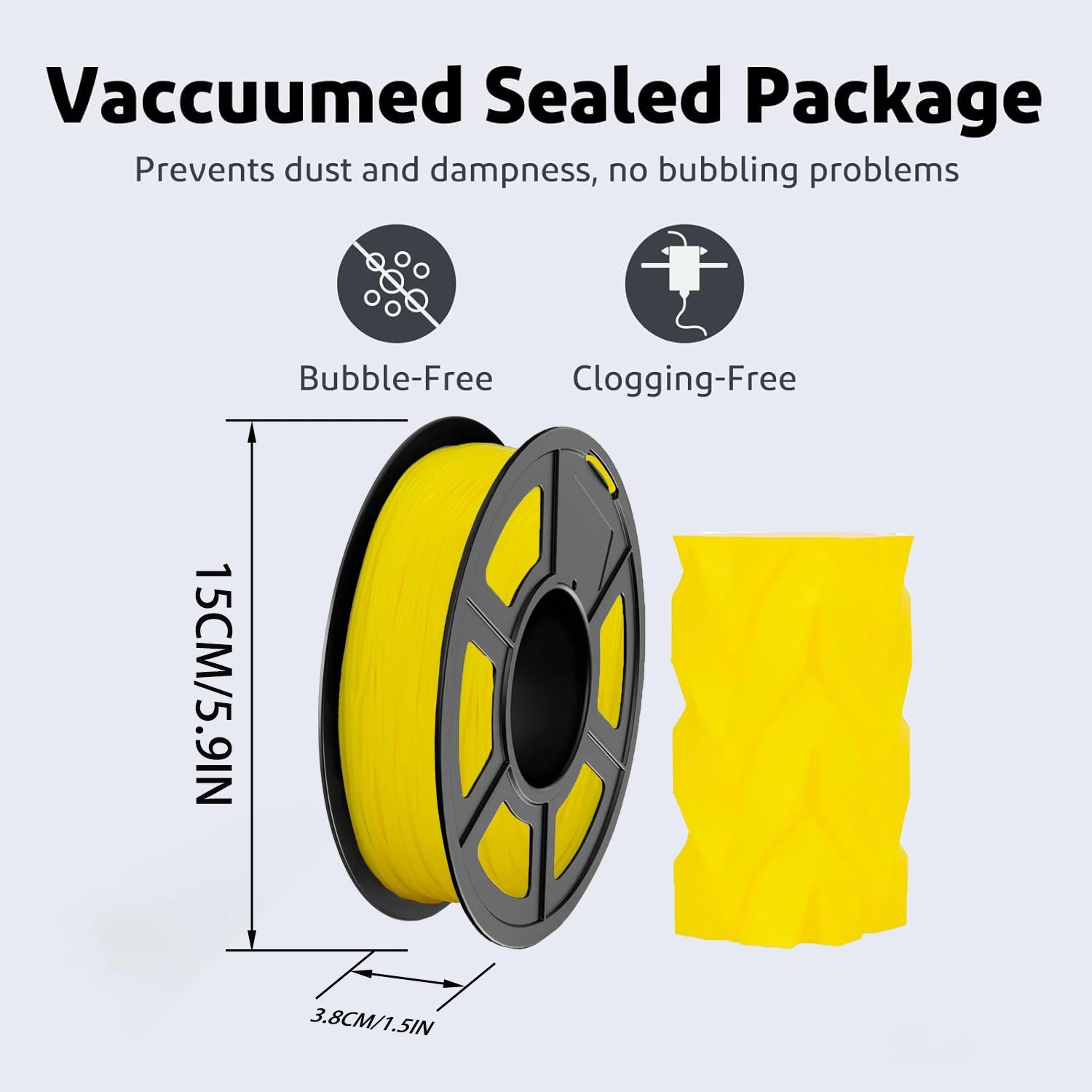 خيوط TPU مرنة 95A، خيوط طابعة ثلاثية الأبعاد 1.75 مم، مناسبة لمعظم طابعات FDM ثلاثية الأبعاد 250 جرام/500 جرام/1000 جرام