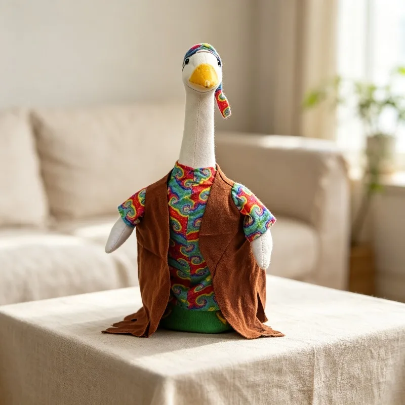 Lawn Porch Goose Suit Western Style Top Retro Cloak Set Courtyard Garden Decoration Does Not Include Goose Statue