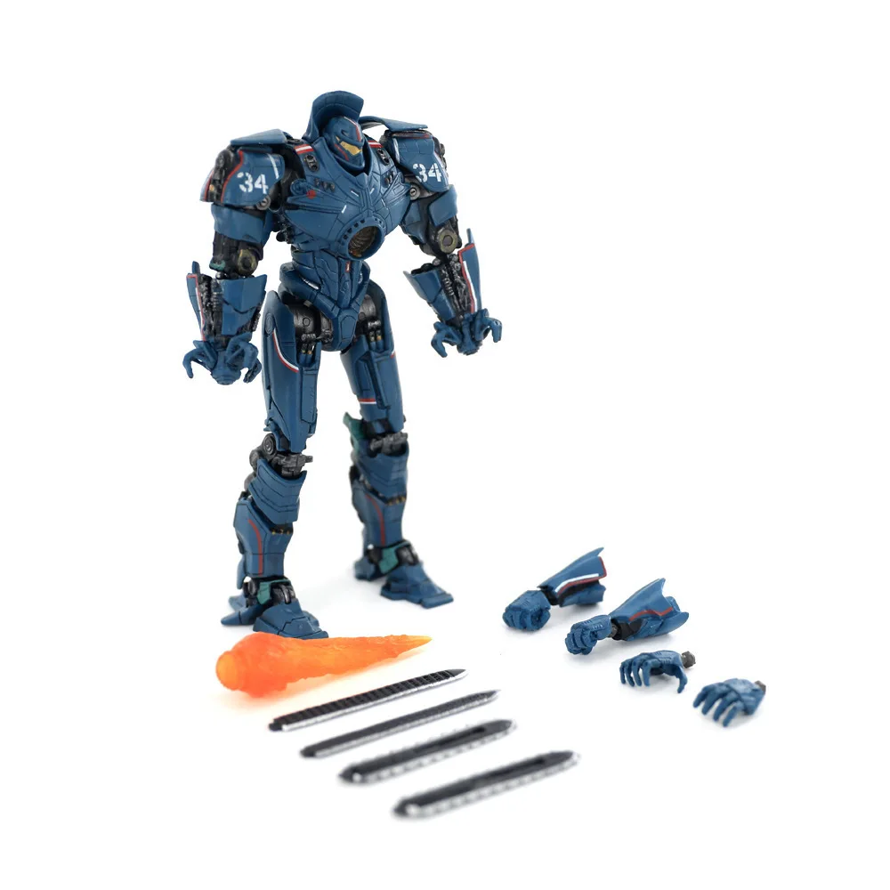 20CM Pacific Rim Deluxe Edition Gipsy Danger Action Figure Limited Movable Obsidian Fury Mecha Model Children Birthday Gift