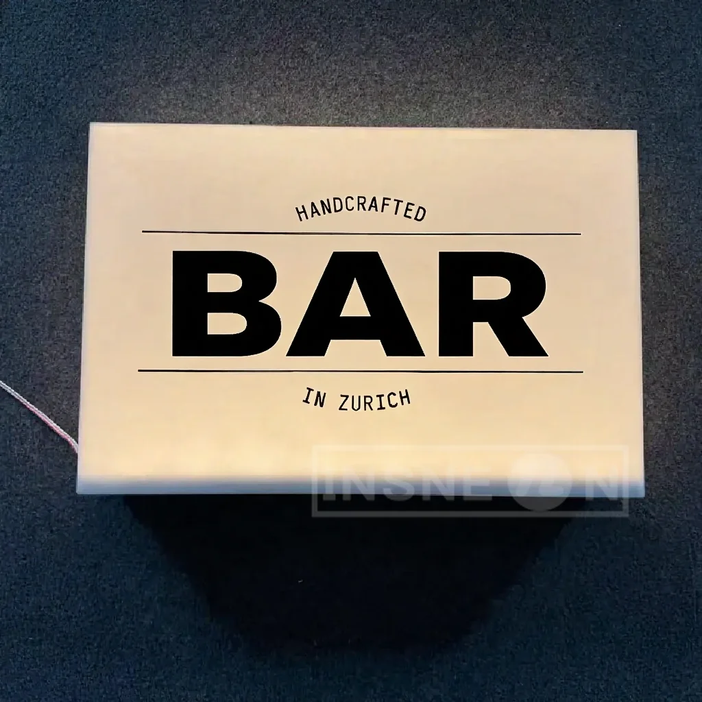 Custom Business Sign Acrylic Signage Light Outdoor Waterproof Led Signs Stores Neon Letters Luminous Logo Full Lit Box Bright