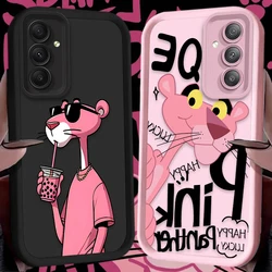 Pink Felidae Animal Case for Samsung Galaxy A55 A35 A25 A15 A05 A05S 5G A24 A13 A23 A12 A22 A32 A52 A52S A71 A72 A51 4G Etui