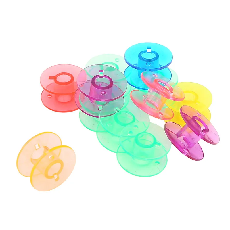 20Pieces Multicolour Plastic Sewing Machine Bobbins Fits Sewing Tools Of Various Brands Of Household Sewing Machines