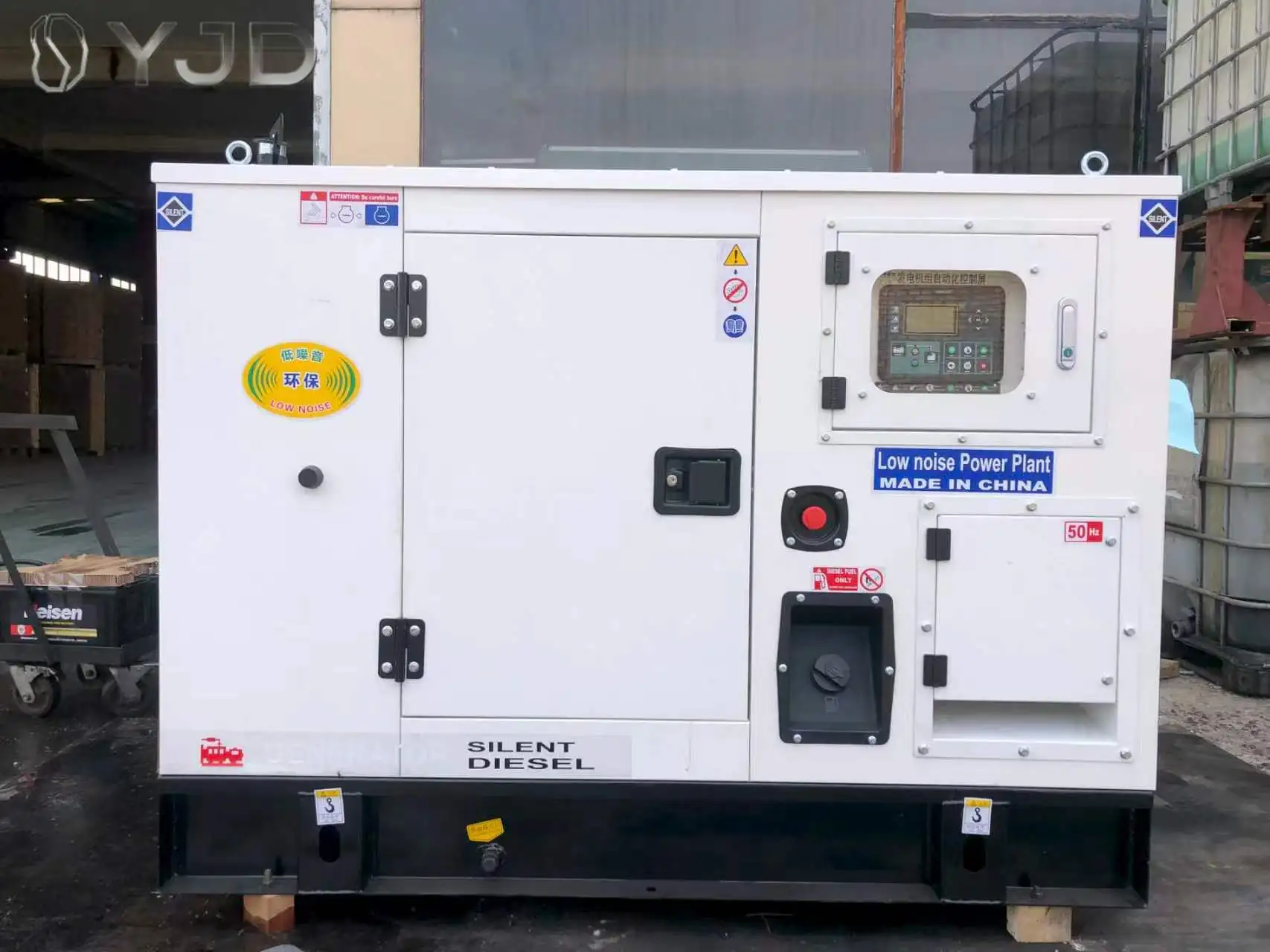 Wei-Fang Engine 34KW HW490D Diesel Generator Set 30KW 36KVA Super Silent Water Cooled 50/60Hz High Efficiency Auto Start ATS