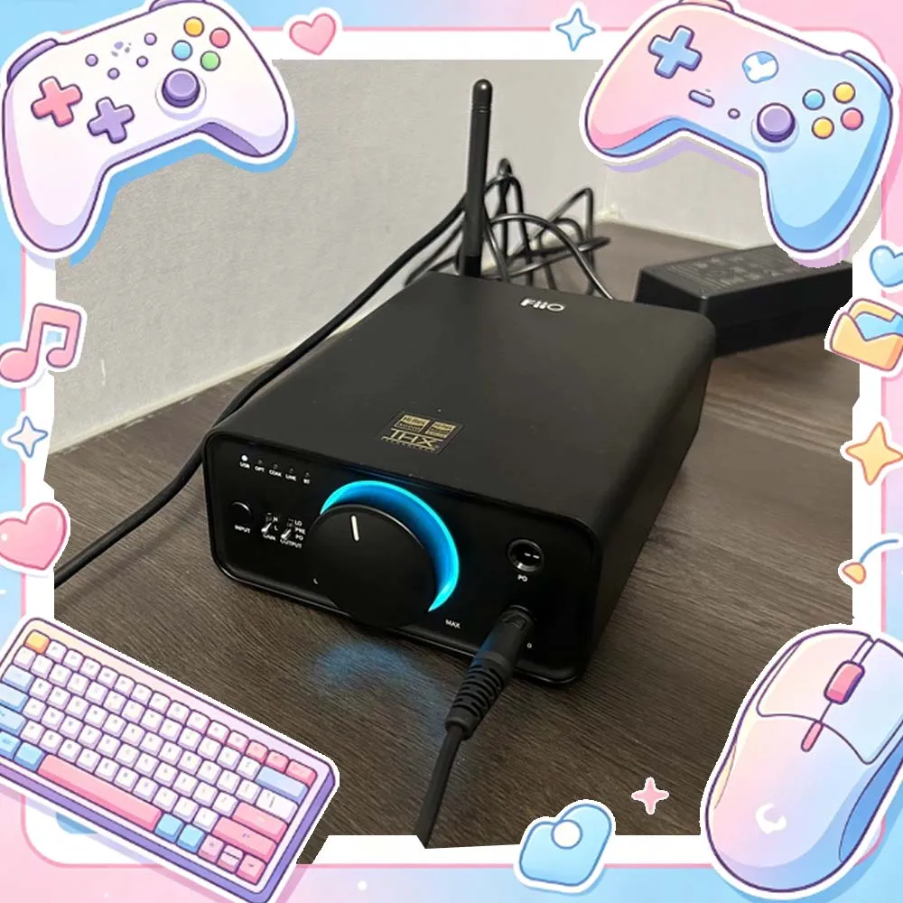 FiiO K7/K7BT バランス型 HiFi DAC ヘッドフォンアンプ AK4493S*2、XMOS XU208 PCM384kHz DSD256、USB/光デジタル/同軸/RCA 入力 ギフト