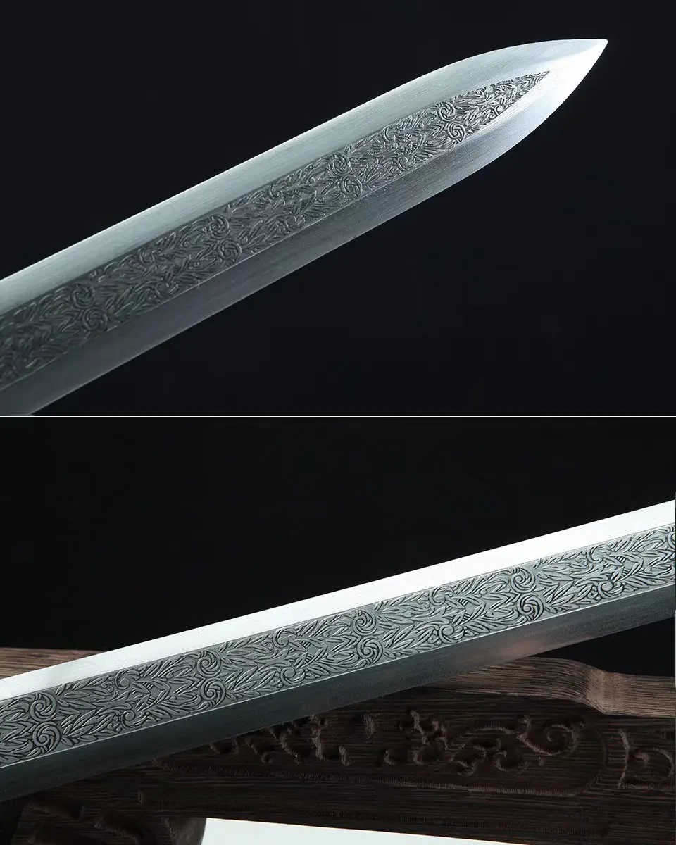 102cm Medieval Viking Templar Samurai Sword with carbon steel blade sharp katana. A gift for martial arts enthusiasts. Perfect