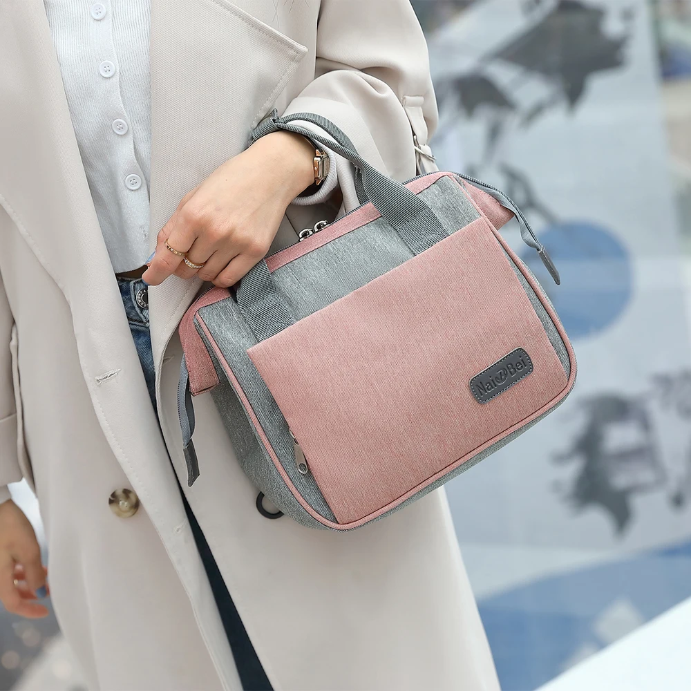 Bolsas de maternidad para artículos de bebé, Mochila pequeña para cambiar pañales para madres, bolsa de viaje para mujeres, organizador de